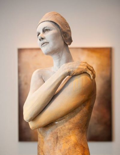 Amelia   62x18x10 - Susannah Zucker Contemporary Ceramic Clay Sculpture Art