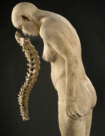 Boned   62x26x22 - Susannah Zucker Contemporary Ceramic Clay Sculpture Art