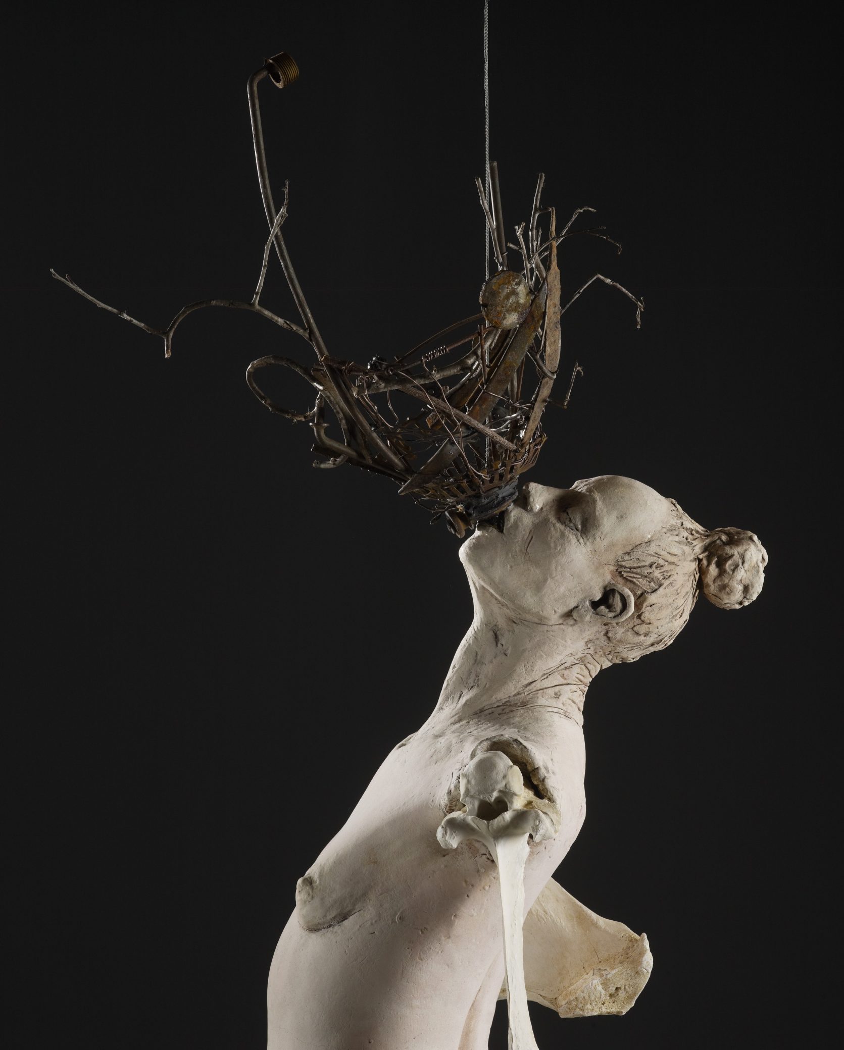 Life Support Bite 59x20x27 - Susannah Zucker Contemporary Ceramic Clay Sculpture Art