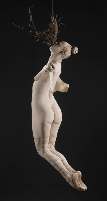 Life Support Bite 59x20x27 - Susannah Zucker Contemporary Ceramic Clay Sculpture Art